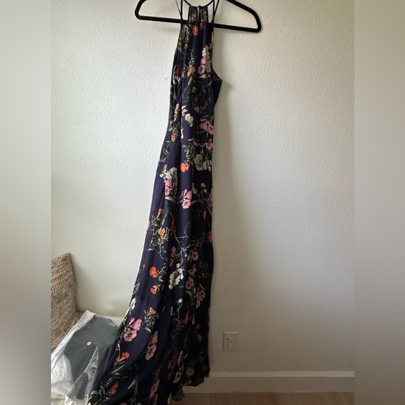 Parker NY floral chiffon formal maxi dress XS - Picture 4 of 12